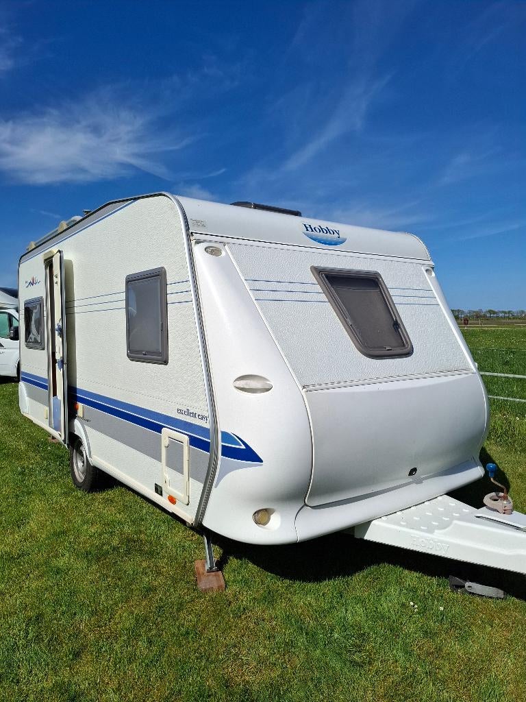 Hobby excellent easy 4.60, Caravans en Kamperen, Luifel, Rondzit, Hobby, Frans bed