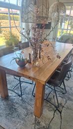 Eet tafel Teak 240 x 100, Ophalen, Gebruikt, Landelijk, koloniaal, 100 tot 150 cm