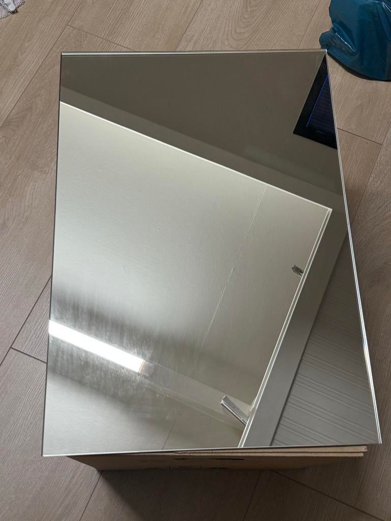 Spiegel met spiegelhaken - 57x39,5 cm, Ophalen, Minder dan 50 cm, Gebruikt, Minder dan 100 cm