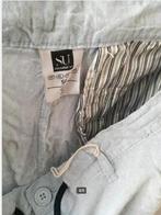 Nieuw SU Chino Pantalon Linnen Broek aqua Blauw 50 ( W34 ), Verzenden, Nieuw, Maat 48/50 (M), Blauw