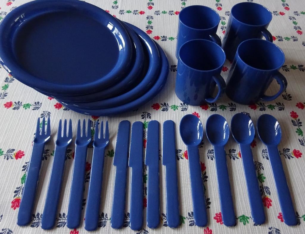 Kampeer- of picknickservies, Ophalen, Overige materialen, Overige typen, Zo goed als nieuw