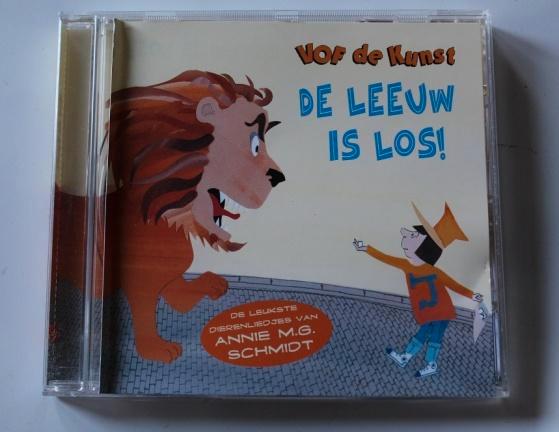 cd De Leeuw is los - VOF de Kunst, Cd's en Dvd's, Cd's | Kinderen en Jeugd, Zo goed als nieuw, Muziek, Ophalen of Verzenden