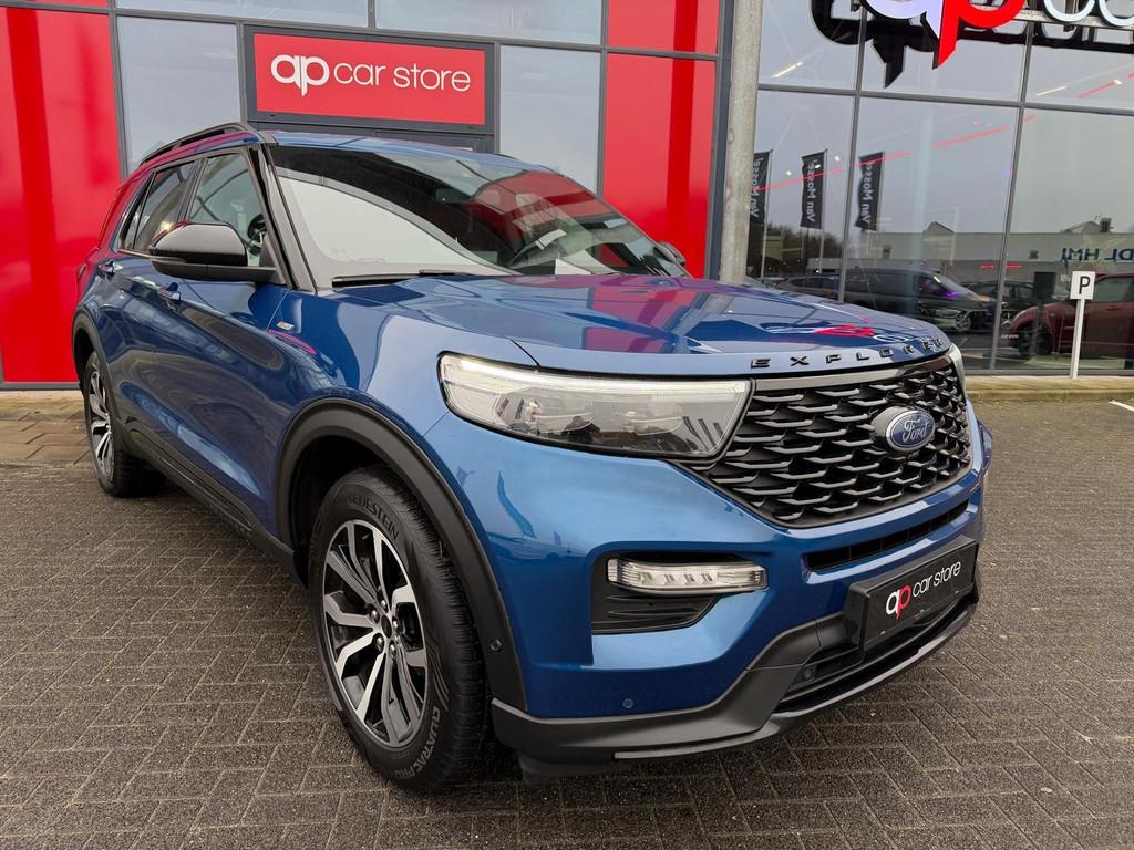 Ford EXPLORER 3.0 V6 EcoBoost PHEV ST-Line, Auto's, Ford, Automaat, Verwarming stoelen achter, Bedrijf, 2956 cc