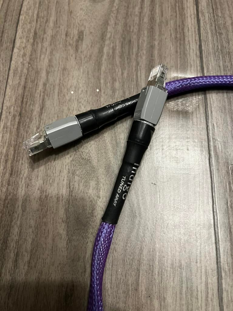 ✅ The Chord Company - Indigo streaming kabel 1 meter, Ophalen of Verzenden, Gebruikt, Minder dan 2 meter, Overige kabels