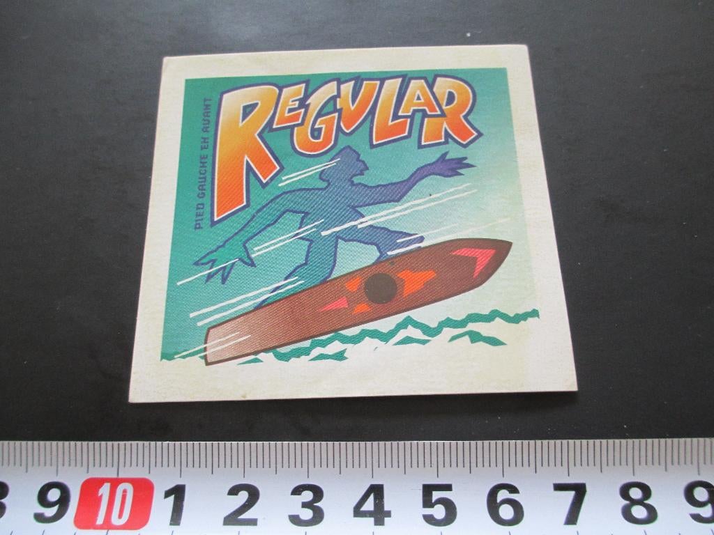 sticker pied gauche en avant REGULAR snowboard, Ophalen, Zo goed als nieuw