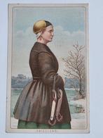 183) RECLAMEKAART KLEDERDRACHT FRIESLAND SIGARENFABRIEK, Ophalen of Verzenden, Gebruikt, Overige typen