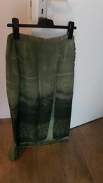 lange rok dubbele laag + split groene tinten + groene top, Maat 38/40 (M), LaVille, Ophalen of Verzenden, Zo goed als nieuw