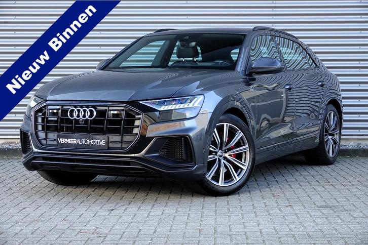 Audi Q8 55 TFSI e quattro Pro Line S | Luchtvering | Trekhaa, Auto's, Audi, Bedrijf, Te koop, Q8, 360° camera, 4x4, ABS, Adaptive Cruise Control