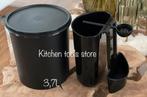 Tupperware XL My coffee corner Zwarte koffie bewaarbak 3,7L, Ophalen of Verzenden, Nieuw