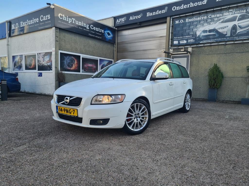 Volvo V50 1.6 D2 Drive 2011 Wit Clima PDC Trekhaak Leder, Auto's, Volvo, Bedrijf, Te koop, V50, ABS, Airbags, Airconditioning