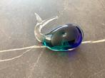Glazen Walvis murano - Blauw/Groen, Ophalen of Verzenden