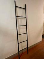 Decoratieladder 220 cm / handdoekladder / bamboe / zwart, Ophalen, Zo goed als nieuw, Zwart, Handdoekenrek
