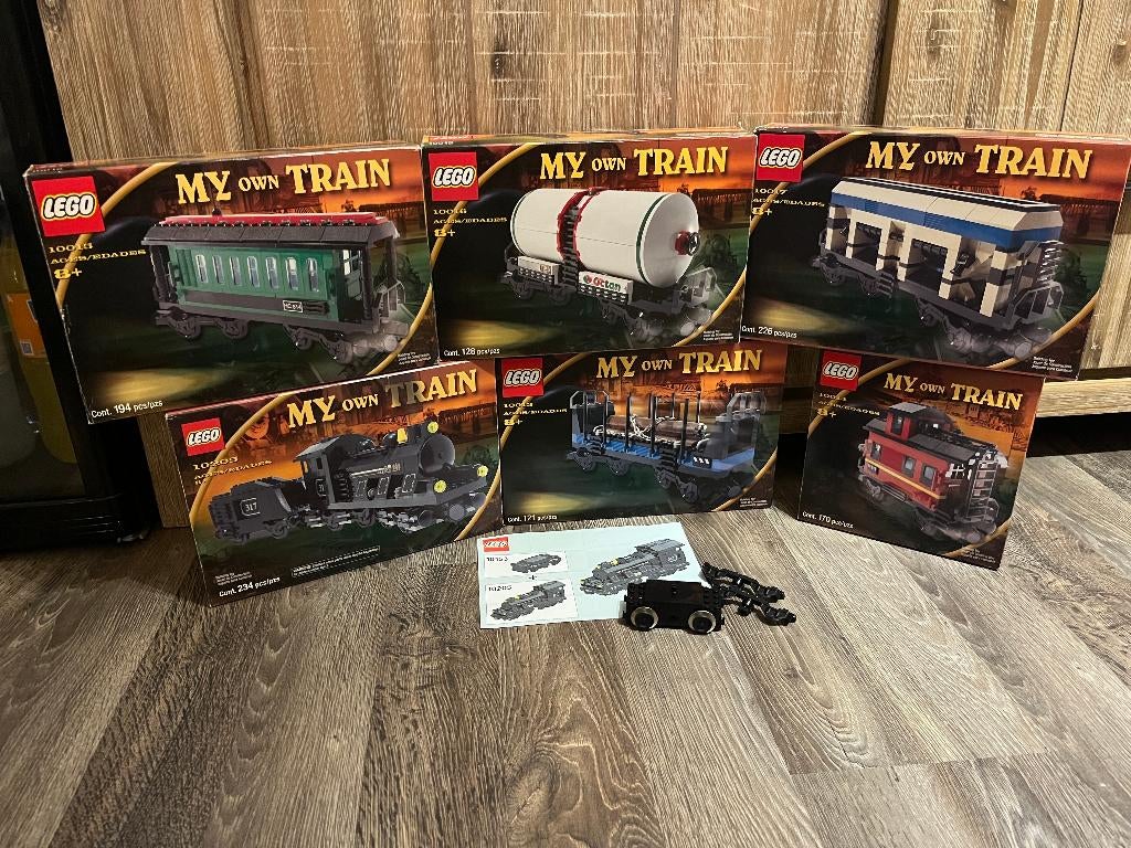 Lego My Own Train 10205-10013-10014-10015-10016-10017-10153, Ophalen of Verzenden, Zo goed als nieuw, Complete set, Lego