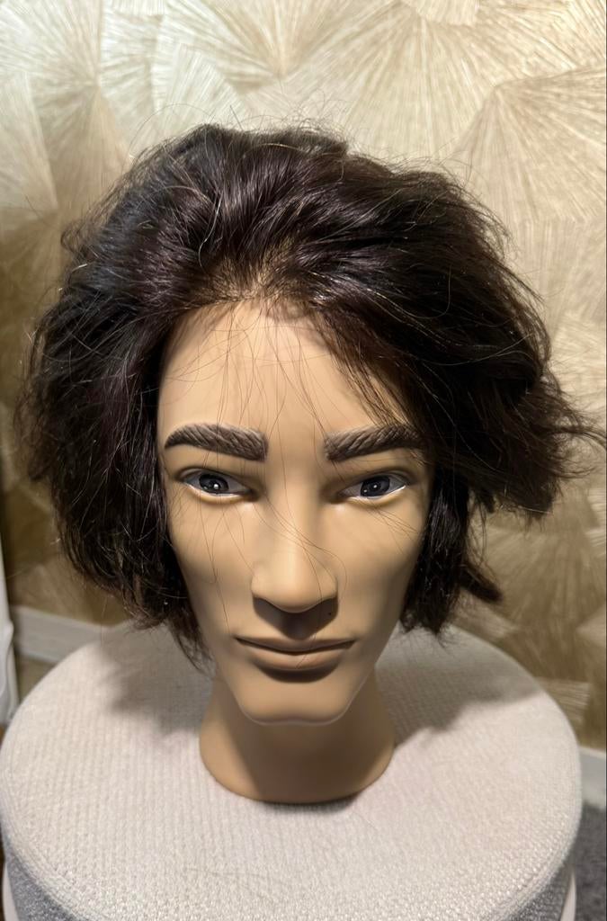 Oefenhoofd heren knippop met haar, Ophalen of Verzenden, Nieuw, Overige typen