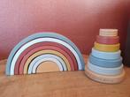 Little Dutch Pure & Nature houten stapeltoren en regenboog, Ophalen, Zo goed als nieuw