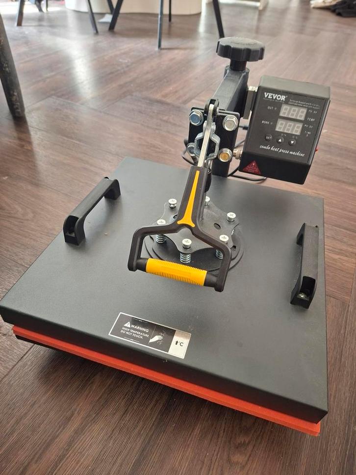 Vevor Hittepers 38x38 cm - Combo Heat Press Machine, Hobby en Vrije tijd, Knutselen, Zo goed als nieuw, Gereedschap of Toebehoren