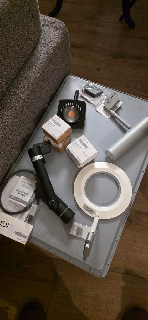 OLIGO railspots + armaturen set design verlichting, Ophalen of Verzenden, Nieuw