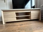 Modern Tv meubel - Licht hout met opbergruimte, Ophalen, Gebruikt, 100 tot 150 cm, Minder dan 100 cm
