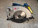 Cirkelzaag met koffer, 2 zaagbladen en laser, Ophalen, Gebruikt, Cirkelzaag, 600 tot 1200 watt