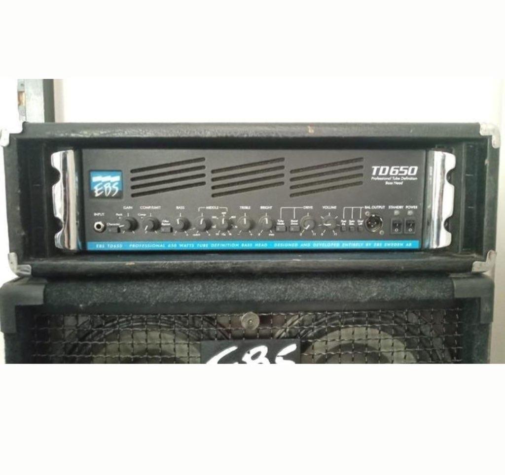 EBS TD650 bas top + EBS Neoline 410 cabinet (los of samen), Muziek en Instrumenten, Versterkers | Bas en Gitaar, Gebruikt, Basgitaar
