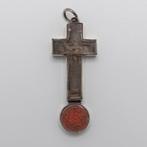 Relikwie, kruis reliek, 18e-eeuw, bergkristal, Ophalen of Verzenden