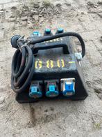 Zwerfkast Stroomverdeler Krachtstroom Camping Aansluiting, Doe-het-zelf en Verbouw, Elektra en Kabels, Ophalen of Verzenden, Gebruikt