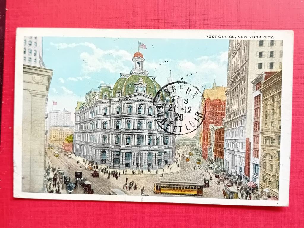 Ansichtkaart New York City, Ophalen of Verzenden, Buiten Europa
