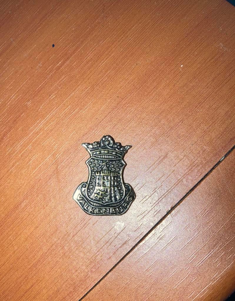 Vintage Valkenburg Speldje - Kasteelruïne, Verzamelen, Speldjes, Pins en Buttons, Ophalen of Verzenden, Gebruikt, Stad of Land