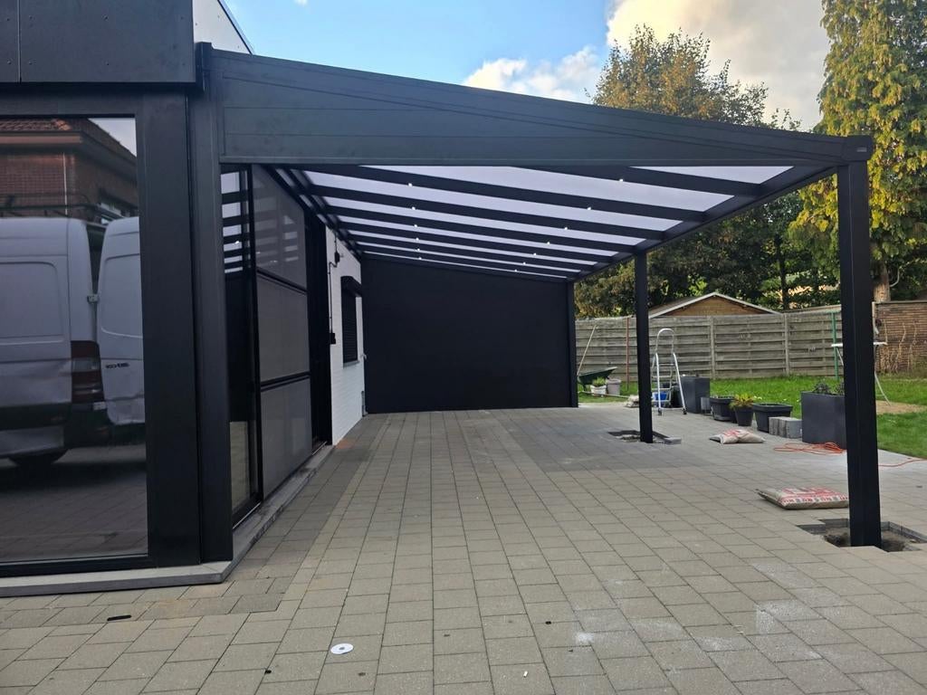 Veranda en glaswanden, Ophalen, Nieuw, Metaal, Overige typen