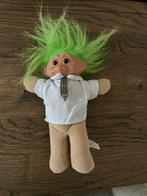 Vintage trol met groene haren, stropdas, wit hemd, Ophalen of Verzenden, Zo goed als nieuw