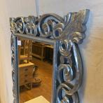 Barok Spiegel – houten lijst zilver - 150 x 80 cm- TTM Wonen, Huis en Inrichting, Woonaccessoires | Spiegels, TTM Wonen, Meubels – (Perzische) Tapijten en Woonaccessoires