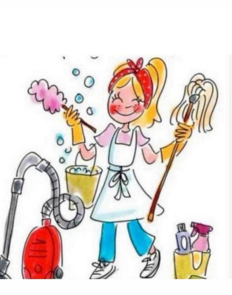 Schoonmaakster aangeboden, Ophalen