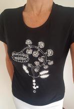 leuk shirt L, Zwart, Maat 42/44 (L), Ophalen of Verzenden, Zo goed als nieuw