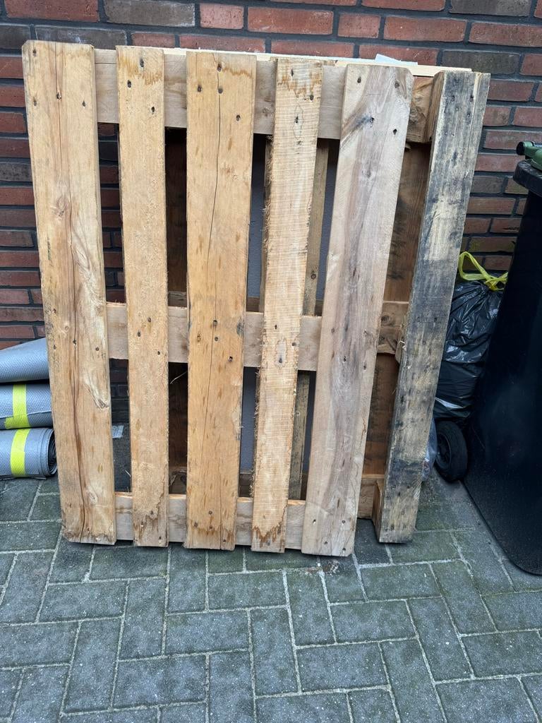 Houten europallet, Gebruikt, 100 cm of meer, 60 cm of meer, Minder dan 35 cm