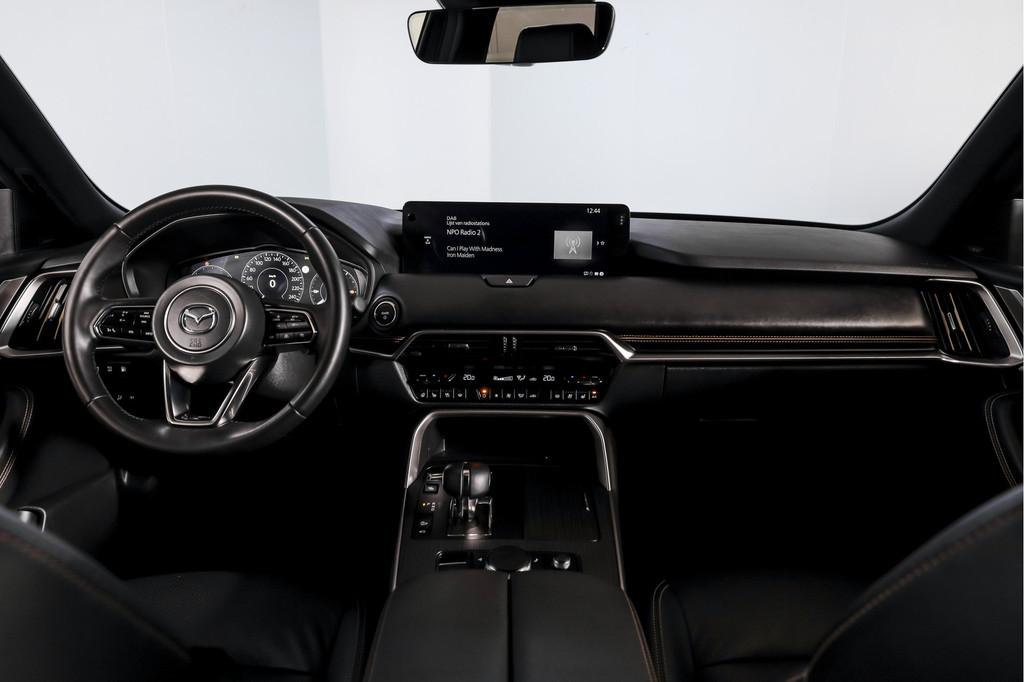 Mazda CX-60 2.5 e-SkyActiv PHEV Homura Plus | S/K-Panodak |, Automaat, Gebruikt, 4 cilinders, Zwart