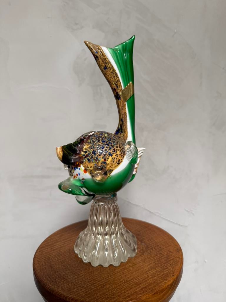 Grote handgeblazen Murano glazen vis, Antiek en Kunst, Antiek | Glas en Kristal, Ophalen of Verzenden