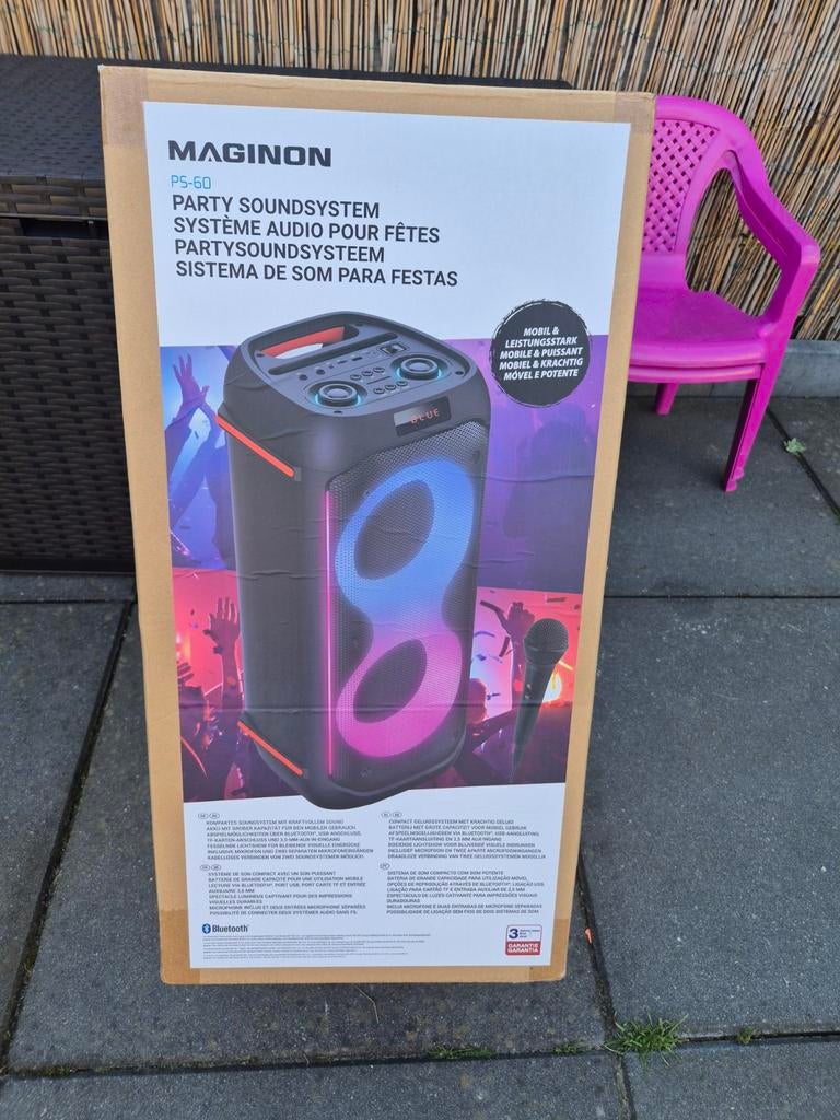 Maginon Bluetooth Speaker - Zo goed als nieuw, Overige merken, Overige typen, Ophalen of Verzenden, Zo goed als nieuw