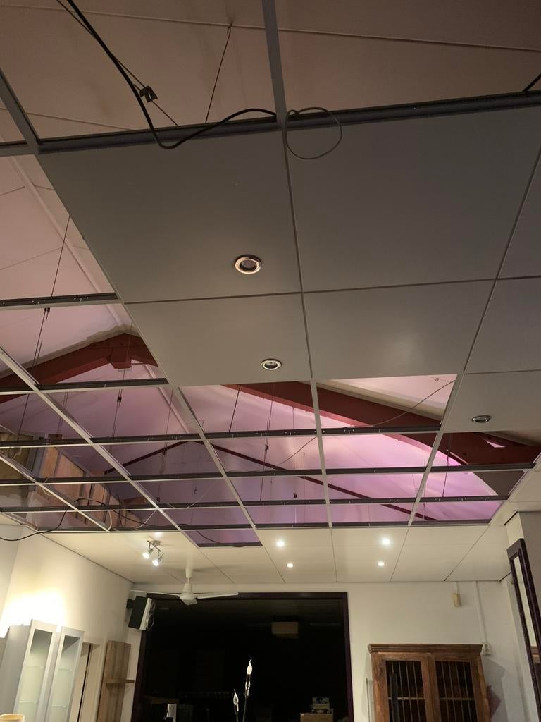 Aluminium systeem plafond, Ophalen, Zo goed als nieuw