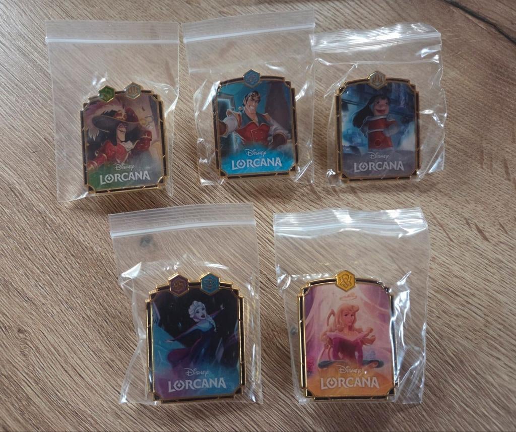 Disney lorcana pins, Ophalen of Verzenden, Nieuw, Foil