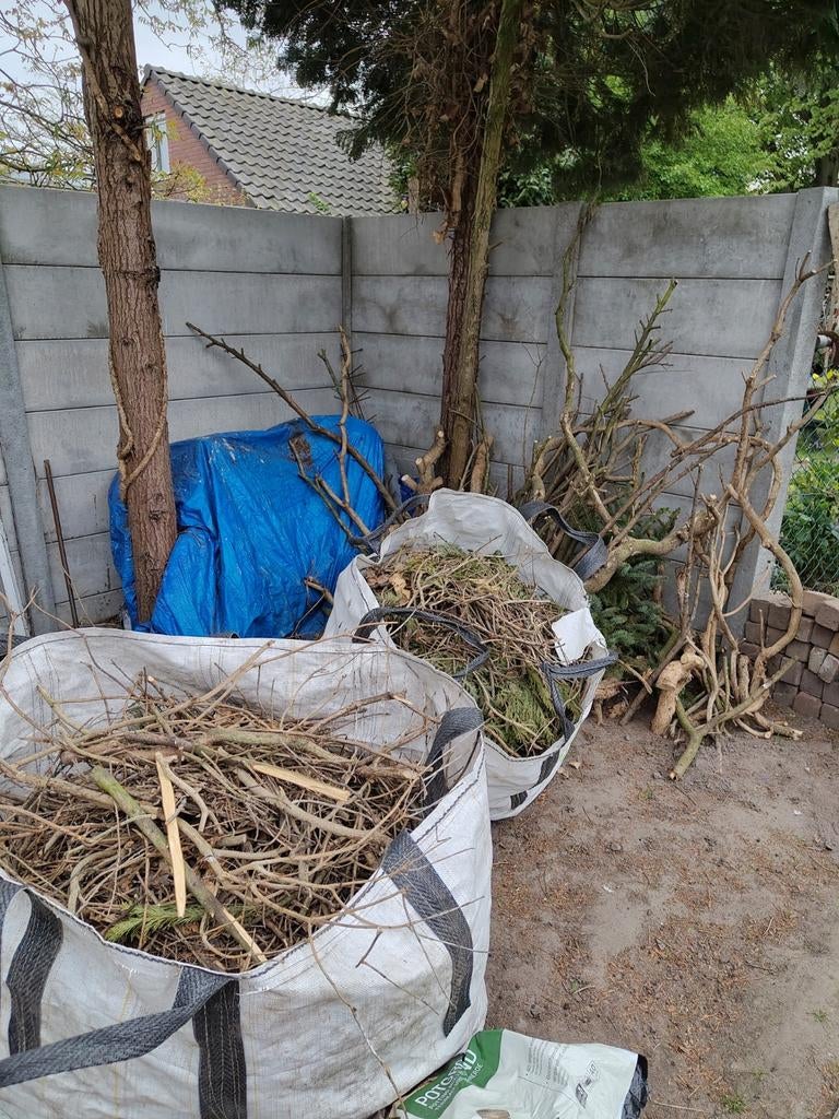 Sprokkelhout, Minder dan 3 m³, Ophalen