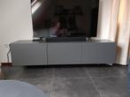 IKEA BESTÅ tv-meubel donkergrijs, Ophalen, Gebruikt, 150 tot 200 cm, Minder dan 100 cm