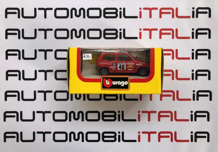 Fiat Uno # 40 rosso Bburago 1:43, Hobby en Vrije tijd, Modelauto's | 1:43, Nieuw, Auto, Overige merken, Ophalen of Verzenden