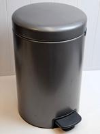 Brabantia Pedaalemmer 12L – Metallic Grey – Code X, Gebruikt, Verzenden, Rvs, Nvt