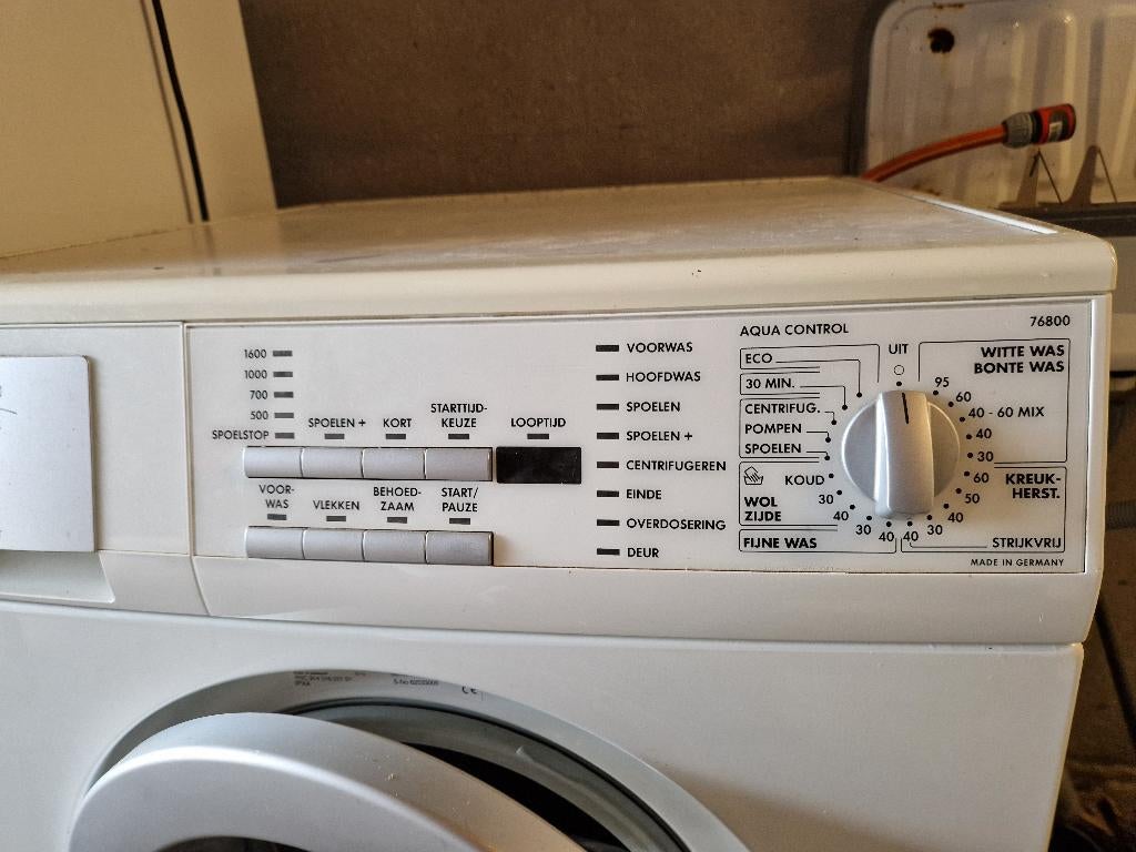Wasmachine AEG, Witgoed en Apparatuur, Ophalen, 1200 tot 1600 toeren, Gebruikt, Handwasprogramma