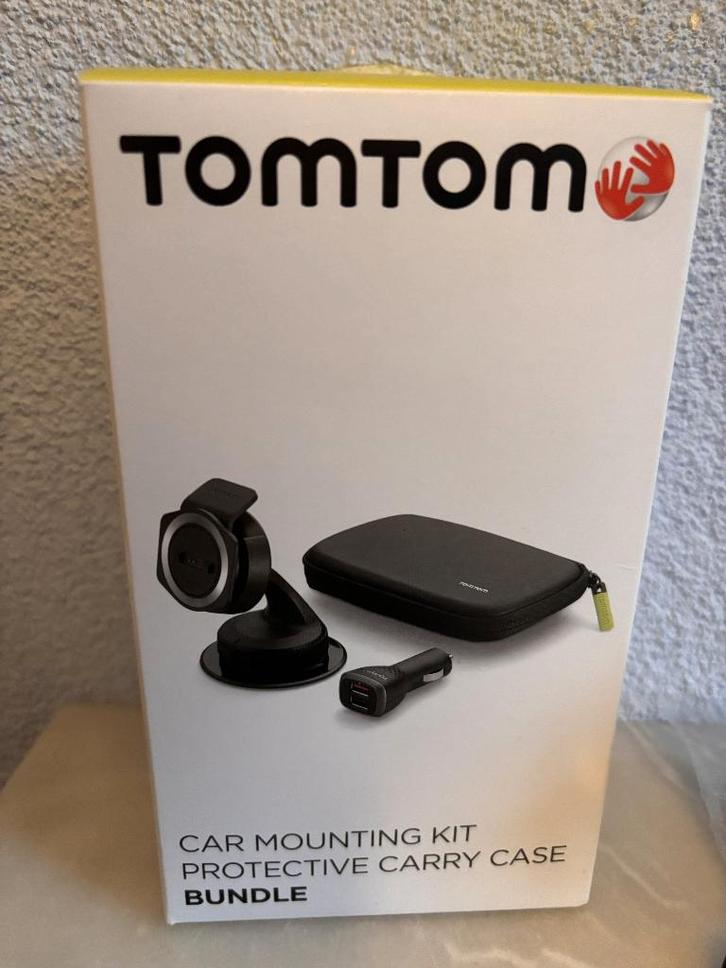 TomTom Rider Car Mounting Kit incl. Case, Motoren, Accessoires | Navigatiesystemen, Nieuw, Ophalen