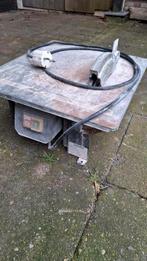 Tegelzaagmachine, Ophalen, Gebruikt