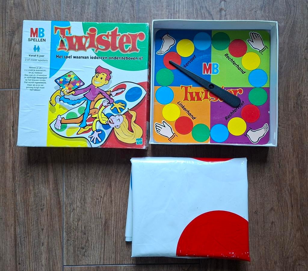 Twister spel compleet, Ophalen of Verzenden, Zo goed als nieuw