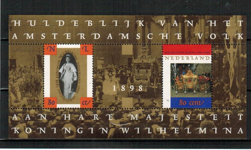 1778 Blok Gouden Koets 1998 Postftis, Postzegels en Munten, Postzegels | Nederland, Verzenden, Na 1940, Postfris