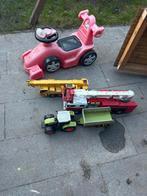 Gratis Buitenspeelgoed - Loopauto, Tractor, Brandweerwagen, Ophalen of Verzenden, Gebruikt