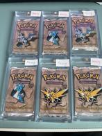 6x Pokémon Fossil Unlimited Heavy Booster Packs, Ophalen of Verzenden, Nieuw, Booster